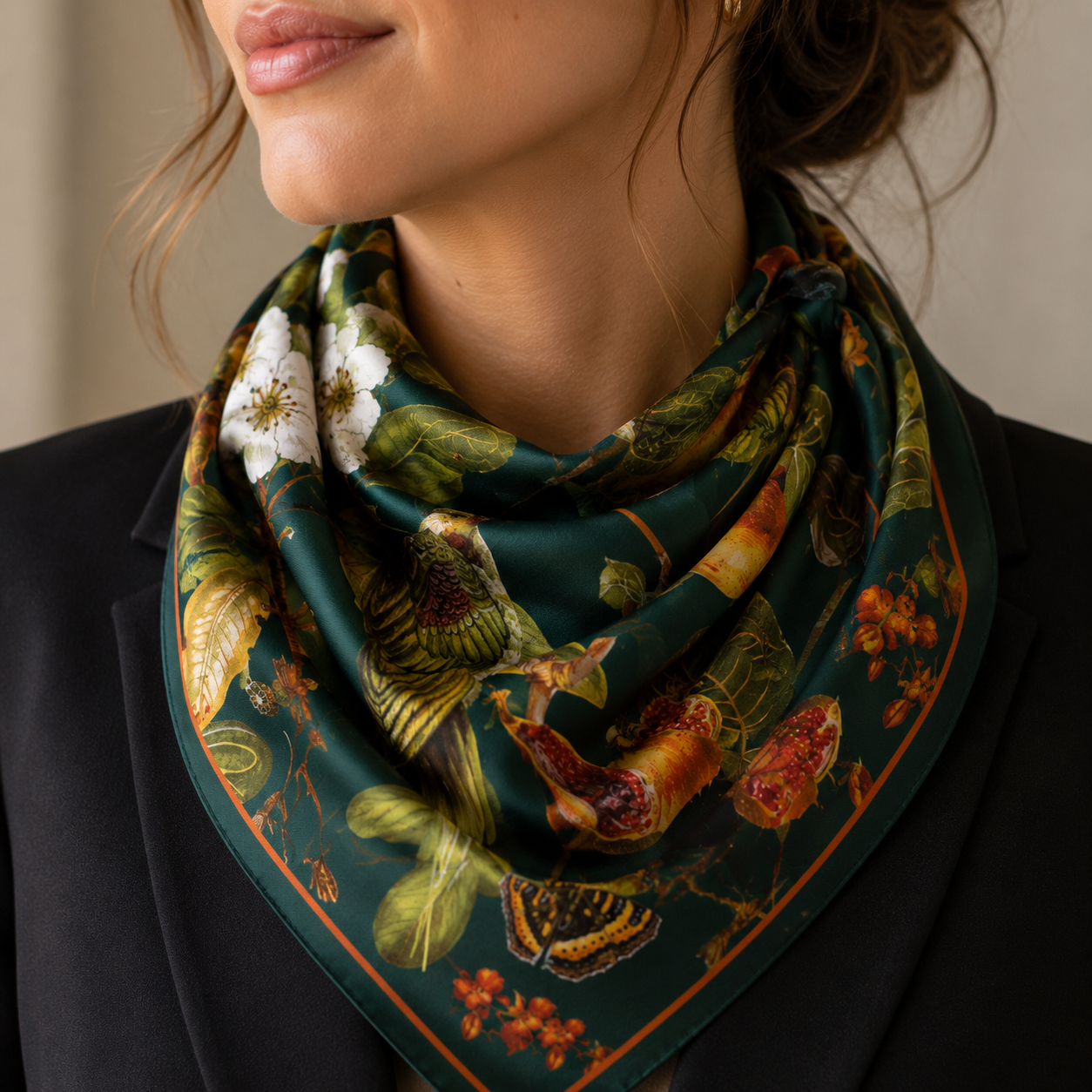100% Silk Scarves