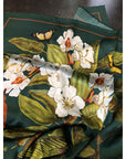 100% Silk Scarf-Emerald Parrot